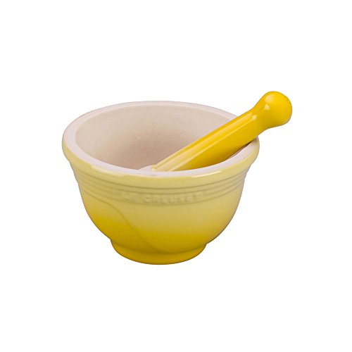 Le Creuset 91003400370000 Mörser, Gusseisen, Gelb Le Creuset 91003400370000 Mörser, Gusseisen, Gelb