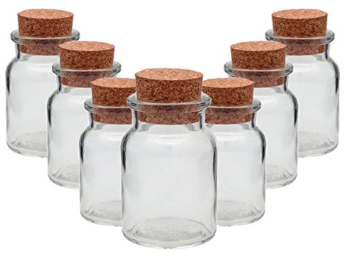 Gewürzgläser Set mit Press-korken | 10 teilig | Füllmenge 150 ml | Rund Hochwertiges Glas | Glasdose Glasgefäß idea... Gewürzgläser Set mit Press-korken | 10 teilig | Füllmenge 150 ml | Rund Hochwertiges Glas | Glasdose Glasgefäß idea...