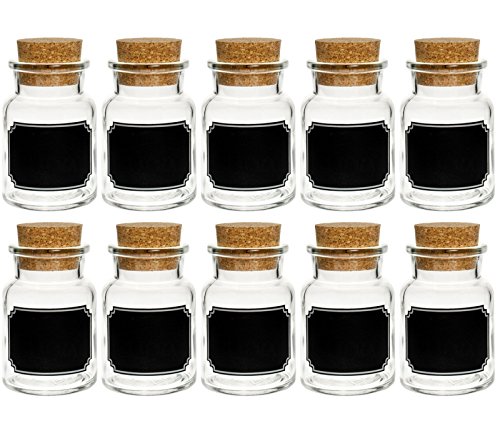 Gewürzgläser Korkengläser Press-korken | 10 teilig | Füllmenge 150 ml Rund | Tafel-Etiketten Kreidetafel Tafelfolie ... Gewürzgläser Korkengläser Press-korken | 10 teilig | Füllmenge 150 ml Rund | Tafel-Etiketten Kreidetafel Tafelfolie ...